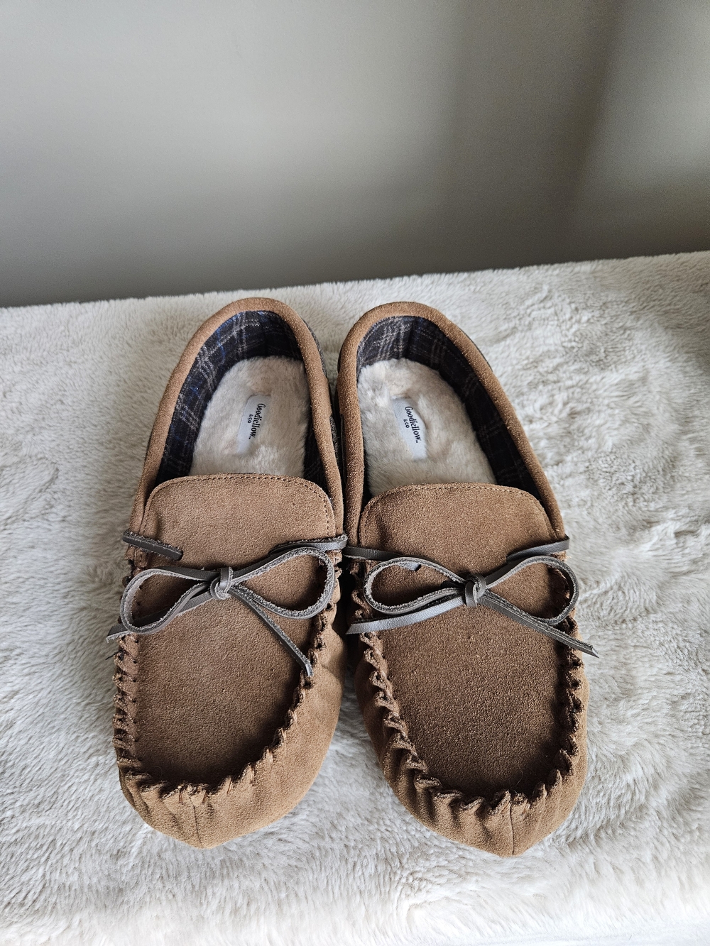 Goodfellow & Co Topher Brown Moccasin Slippers Men’s Size 9 NWOT
